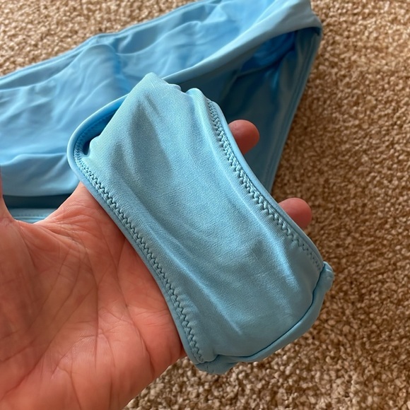 NWOT Aerie Light Blue High Waisted Bikini - Picture 2 of 6